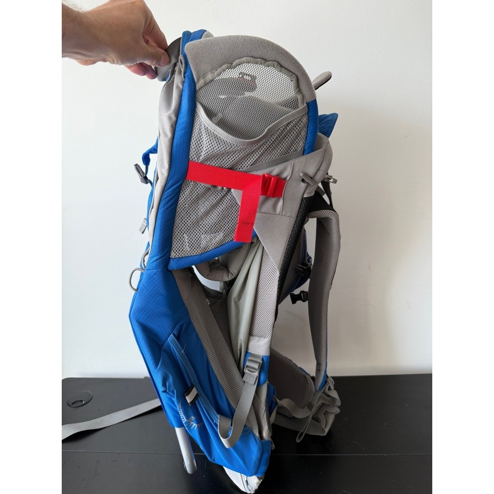 Osprey Poco Plus Child Carrier Backpack Blue Grey Hiking Baby Toddler Gear - Picture 2 of 7